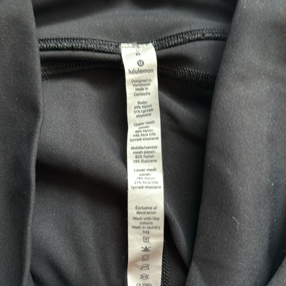 Lululemon cropped mesh detail leggings - Picture 4 of 6